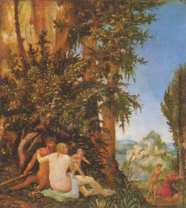 Landschaft mit Satyrfamilie Landschaft mit Satyrfamilie