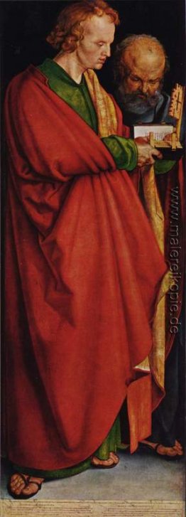 Die Vier Apostel, linker Teil, St. John und St. Peter Die Vier Apostel, linker Teil, St. John und St. Peter