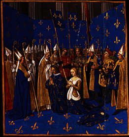 Krönung von Louis VIII und Blanche von Kastilien in Reims Krönung von Louis VIII und Blanche von Kastilien in Reims