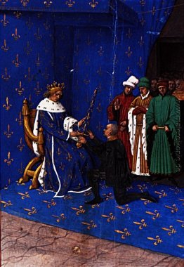 Karl V. verleiht dem Schwert des Constable zu Bertrand du Guescl Karl V. verleiht dem Schwert des Constable zu Bertrand du Guescl