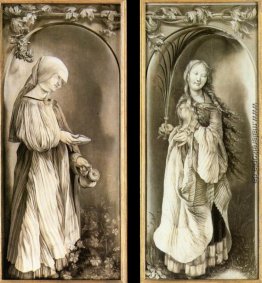 St. Elizabeth und eine Sankt Frau mit der Palme St. Elizabeth und eine Sankt Frau mit der Palme