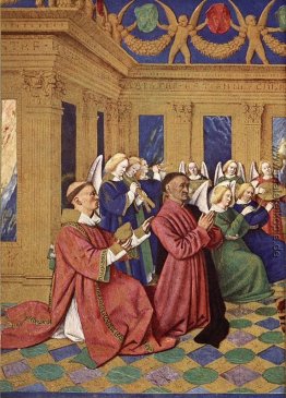 Etienne Chevalier (1410-1474) und sein Patron Hommage an die Jun Etienne Chevalier (1410-1474) und sein Patron Hommage an die Jun