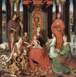 Mitteltafel des Triptychons von Johannes dem Täufer und Johannes Mitteltafel des Triptychons von Johannes dem Täufer und Johannes