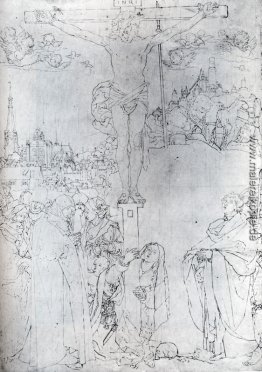 Kreuzigung mit vielen Figuren Kreuzigung mit vielen Figuren