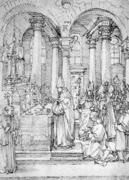 Messe von Kardinal Albrecht von Brandenburg in der Abteikirche H Messe von Kardinal Albrecht von Brandenburg in der Abteikirche H
