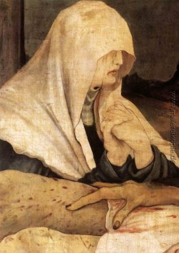 Grablegung (Detail von der Boden der ersten Ansicht des Isenheim Grablegung (Detail von der Boden der ersten Ansicht des Isenheim