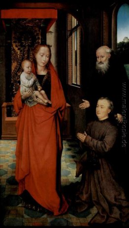 Jungfrau und Kind mit St. Antonius Abt und ein Donor Jungfrau und Kind mit St. Antonius Abt und ein Donor