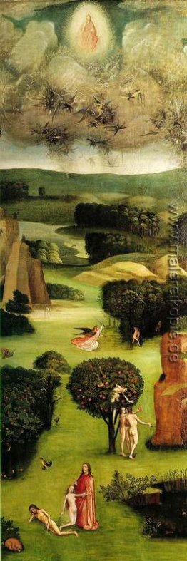Last Judgement, linken Flügel des Triptychons Last Judgement, linken Flügel des Triptychons