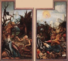 Besuch des heiligen Antonius von St. Paul und die Versuchung des Besuch des heiligen Antonius von St. Paul und die Versuchung des