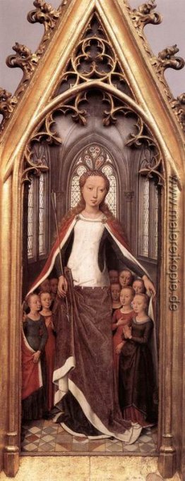 St. Ursula und die heiligen Jungfrauen, aus dem Reliquienschrein St. Ursula und die heiligen Jungfrauen, aus dem Reliquienschrein