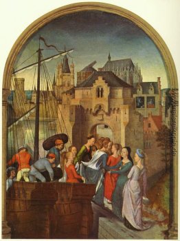 St. Ursula und ihre Gefährtinnen der Landung in Köln, aus dem Re St. Ursula und ihre Gefährtinnen der Landung in Köln, aus dem Re