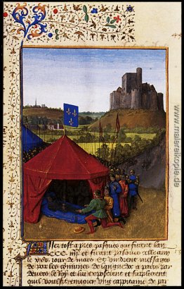 Der Tod von Bertrand du Geusclin (c.1320-80) in Châteauneuf-de-R Der Tod von Bertrand du Geusclin (c.1320-80) in Châteauneuf-de-R