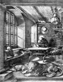 St Jerome in seiner Studie St Jerome in seiner Studie