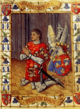 Simon De Varie kniend im Gebet Simon De Varie kniend im Gebet