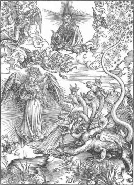 Die Frau mit der Sonne und dem siebenköpfigen Drachen bekleidet Die Frau mit der Sonne und dem siebenköpfigen Drachen bekleidet