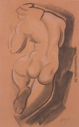 Nackte Frau-Abbildung dargestellt von der Rückseite Nackte Frau-Abbildung dargestellt von der Rückseite