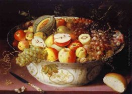 Stillleben mit Obst in einer Wan-li Bowl Stillleben mit Obst in einer Wan-li Bowl