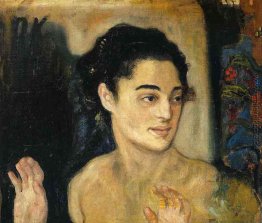 Mädchen mit erhobenen Händen Mädchen mit erhobenen Händen