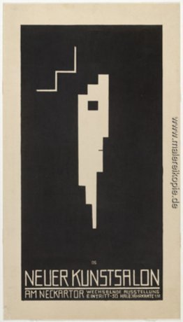Poster für den Neuen Kunstsalon, Stuttgart (Plakat, Neuer Kunsts Poster für den Neuen Kunstsalon, Stuttgart (Plakat, Neuer Kunsts