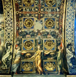 Wise Virgins allegorischen Figuren und Pflanzen Wise Virgins allegorischen Figuren und Pflanzen