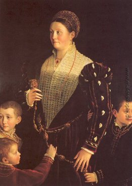 Camilla Gonzaga mit ihren drei Söhnen Camilla Gonzaga mit ihren drei Söhnen