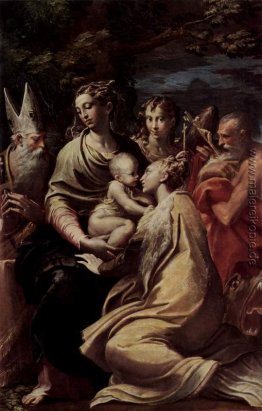 Madonna mit Kind und Heiligen Madonna mit Kind und Heiligen