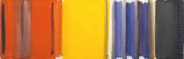 Scarlet, Zitrone und Ultramarin: März 1957 Scarlet, Zitrone und Ultramarin: März 1957