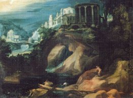 Landschaft mit Sibyllentempel Landschaft mit Sibyllentempel