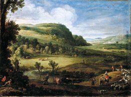 Eine weitläufige Landschaft Eine weitläufige Landschaft