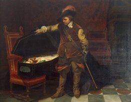 Cromwell vor dem Sarg von Charles I Cromwell vor dem Sarg von Charles I