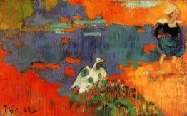 Breton Woman and Goose von der Wasser Breton Woman and Goose von der Wasser