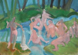 Badende Nach Cezanne II Badende Nach Cezanne II