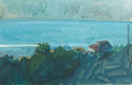 Mit Blick auf das Meer von Malibu Mit Blick auf das Meer von Malibu