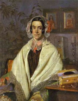 Porträt von O. P. Zhdanovich Porträt von O. P. Zhdanovich