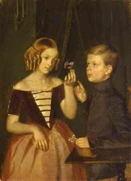 Porträt von Olga Iwanowna und Fedor Ivanov Porträt von Olga Iwanowna und Fedor Ivanov