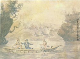 Indianer im Boot Indianer im Boot