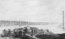 New York City und Hafen von Weehawken New York City und Hafen von Weehawken