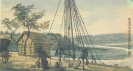 Arbeitet an der Küste Arbeitet an der Küste