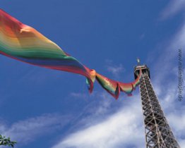 300-Meter-Regenbogen-Eiffelturm-Projekt, Paris 300-Meter-Regenbogen-Eiffelturm-Projekt, Paris