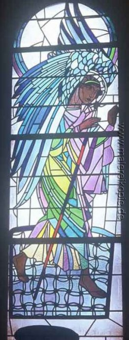 Gehen Engel vom Triptychon Die Verkündigung Gehen Engel vom Triptychon Die Verkündigung