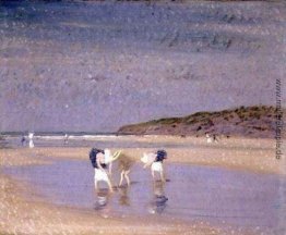 Boulogne Sands. Kinder Shrimping Boulogne Sands. Kinder Shrimping