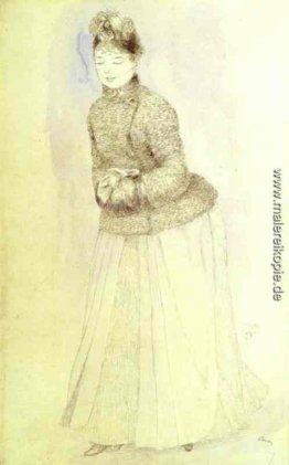 Frau mit einem Muff Frau mit einem Muff