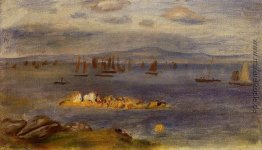 Der Küste der Bretagne, Fischerboote Der Küste der Bretagne, Fischerboote