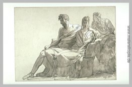 Studie für das Gemälde Phaedra und Hippolytus Studie für das Gemälde Phaedra und Hippolytus