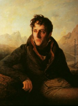 Porträt von Chateaubriand Kulisse der Bergwelt Porträt von Chateaubriand Kulisse der Bergwelt