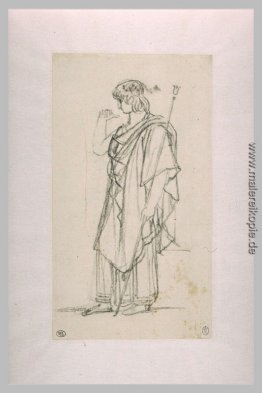 Die Figur des Orestes, stehend drapiert Die Figur des Orestes, stehend drapiert