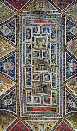 Decke der Piccolomini-Bibliothek im Dom von Siena Decke der Piccolomini-Bibliothek im Dom von Siena