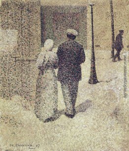 Paare in der Straße Paare in der Straße