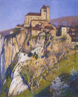 Ansicht von Saint Cirq Lapopie Ansicht von Saint Cirq Lapopie
