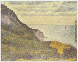 Port-en-Bessin, die Semaphore und Cliffs Port-en-Bessin, die Semaphore und Cliffs